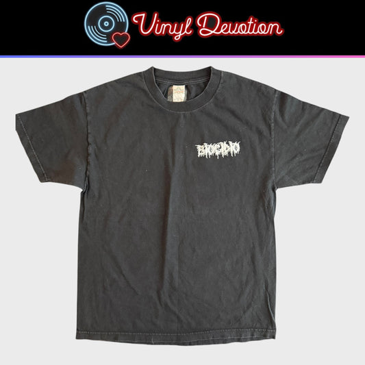 Biocidio Band T-Shirt Size L Grindcore Andrew Ferris