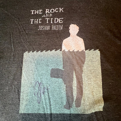 Joshua Radin - The Rock & The Tide Band Shirt Size Large SIGNED