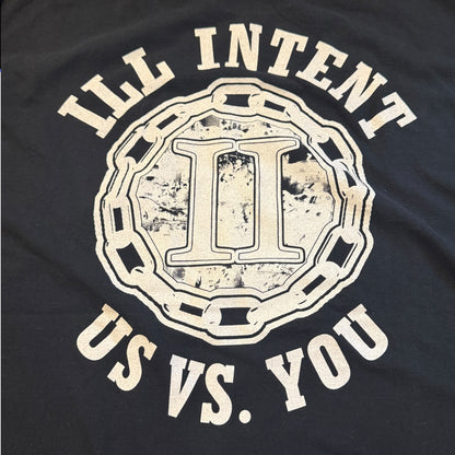 Ill Intent Hardcore Band Us Vs You T-Shirt Size L