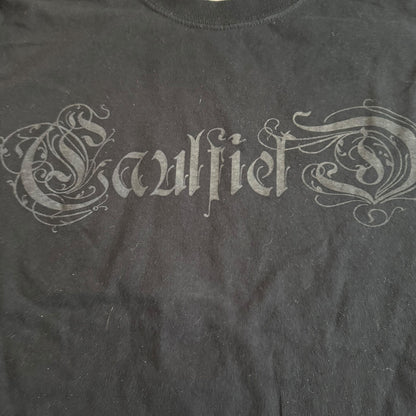 Caulfield Hardcore Band Those Who Would Deny Long Sleeve T-Shirt Size S READ