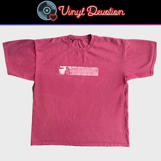 Blood Has Been Shed Band Novella of Uriel 2005 Maroon Vintage T-Shirt Size XL Killswitch Engage