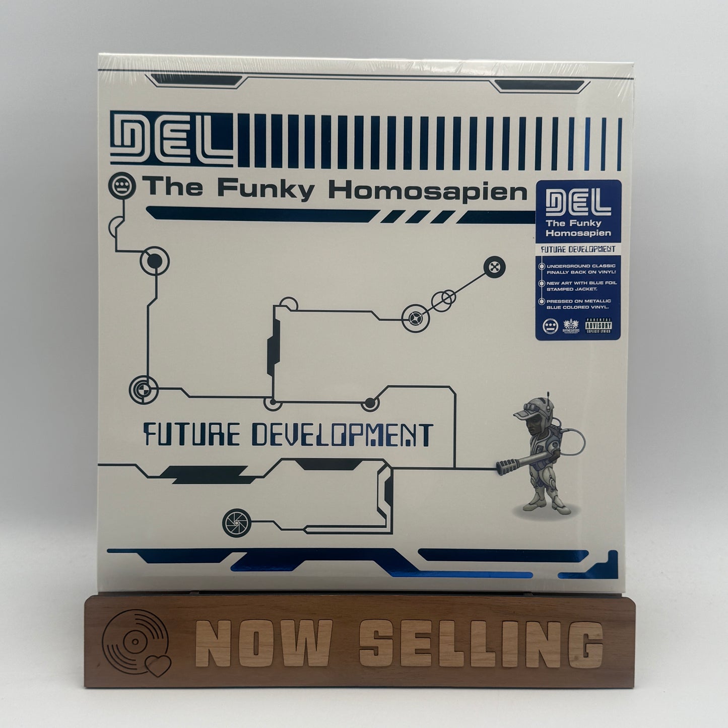 Del Tha Funkee Homosapien - Future Development Vinyl LP Reissue Metallic Blue SEALED