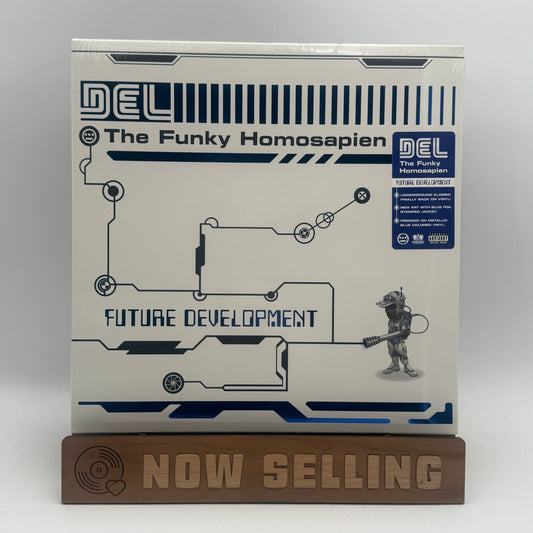 Del Tha Funkee Homosapien - Future Development Vinyl LP Reissue Metallic Blue SEALED
