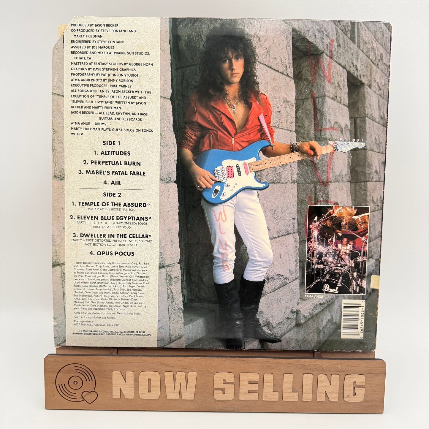 Jason Becker - Perpetual Burn Vinyl LP Original 1st Press