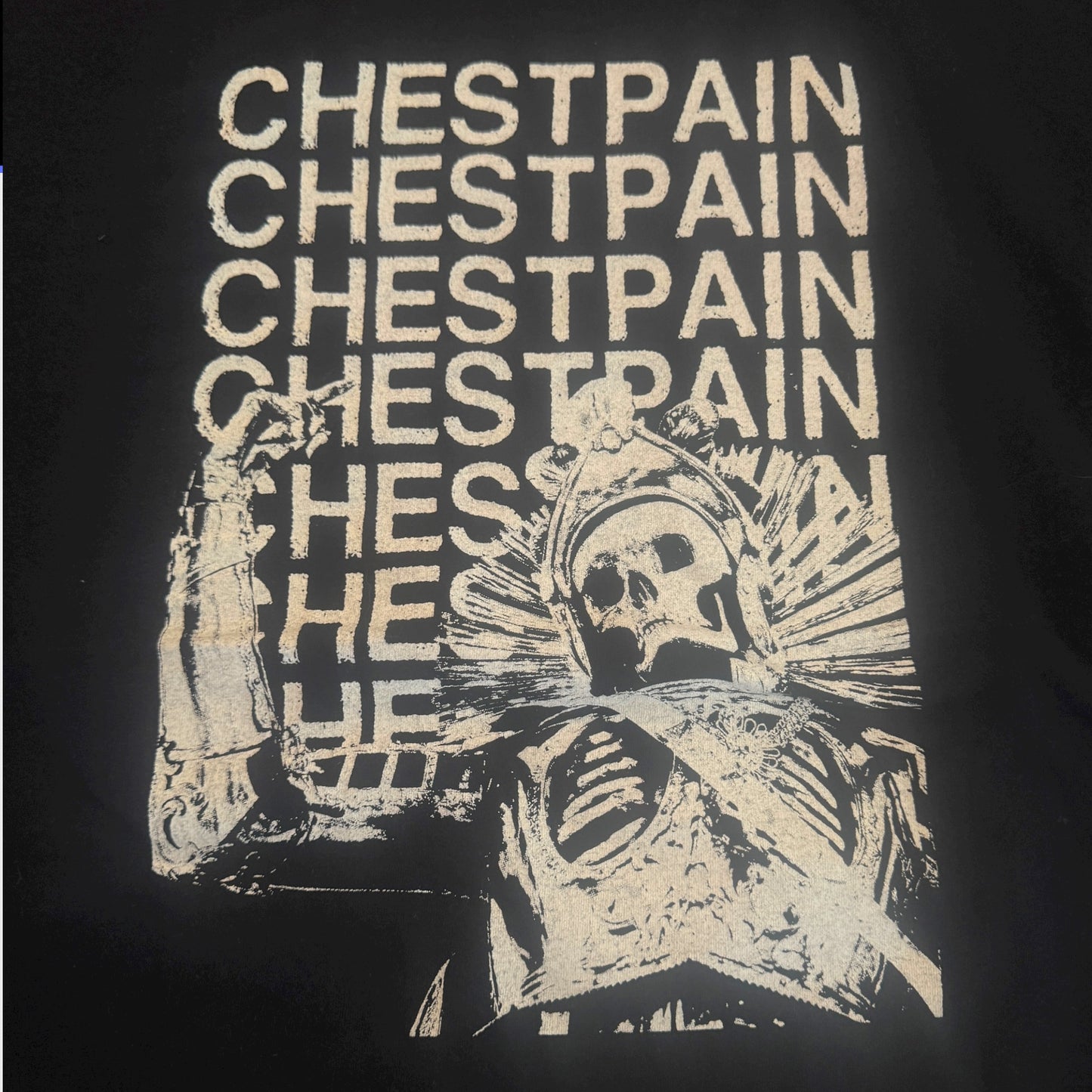 Chest Pain Band T-Shirt Size L Grindcore Hardcore