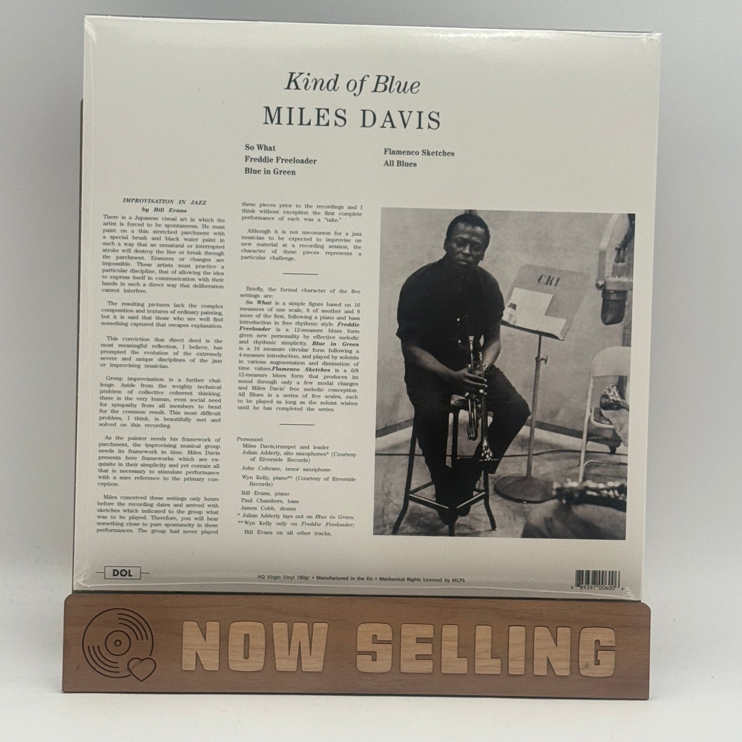 Miles Davis - Kind Of Blue Vinyl LP Reissue Blue SEALED DOL