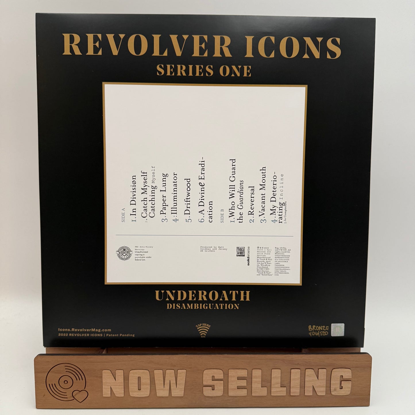 Underoath - Ø (Disambiguation) Vinyl LP Bronze SEALED Revolver Icons Series One