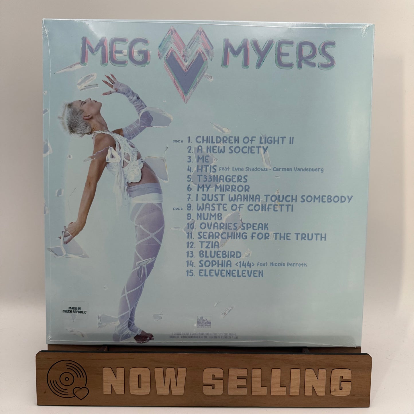 Meg Myers - TZIA Vinyl LP Tri-Color Baby Pink Cyan Purple SEALED