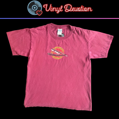 Converge Band I Am Nothing Without You - Hellchild Split Vintage Maroon T-Shirt Size M