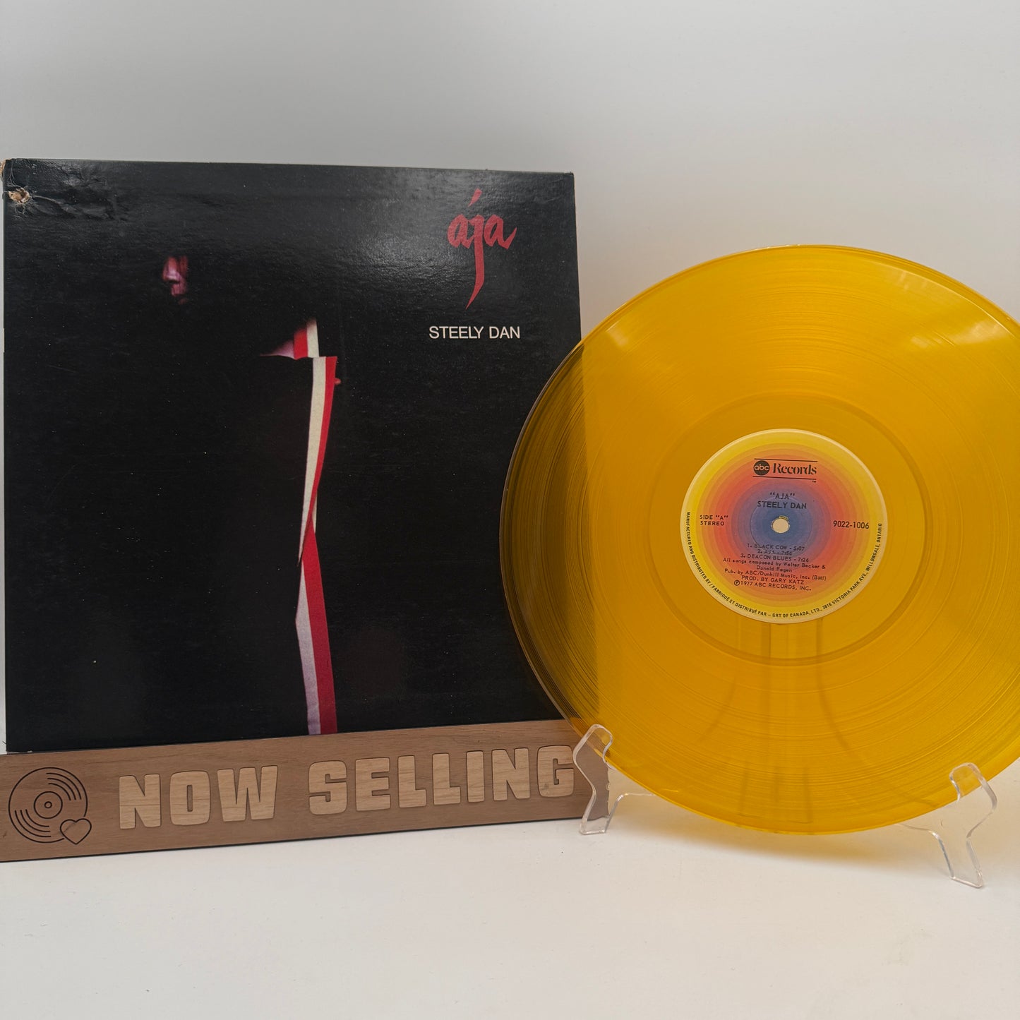 Steely Dan - Aja Vinyl LP Yellow 1977 Original 1st Press Canada ABC Records 9022-1006