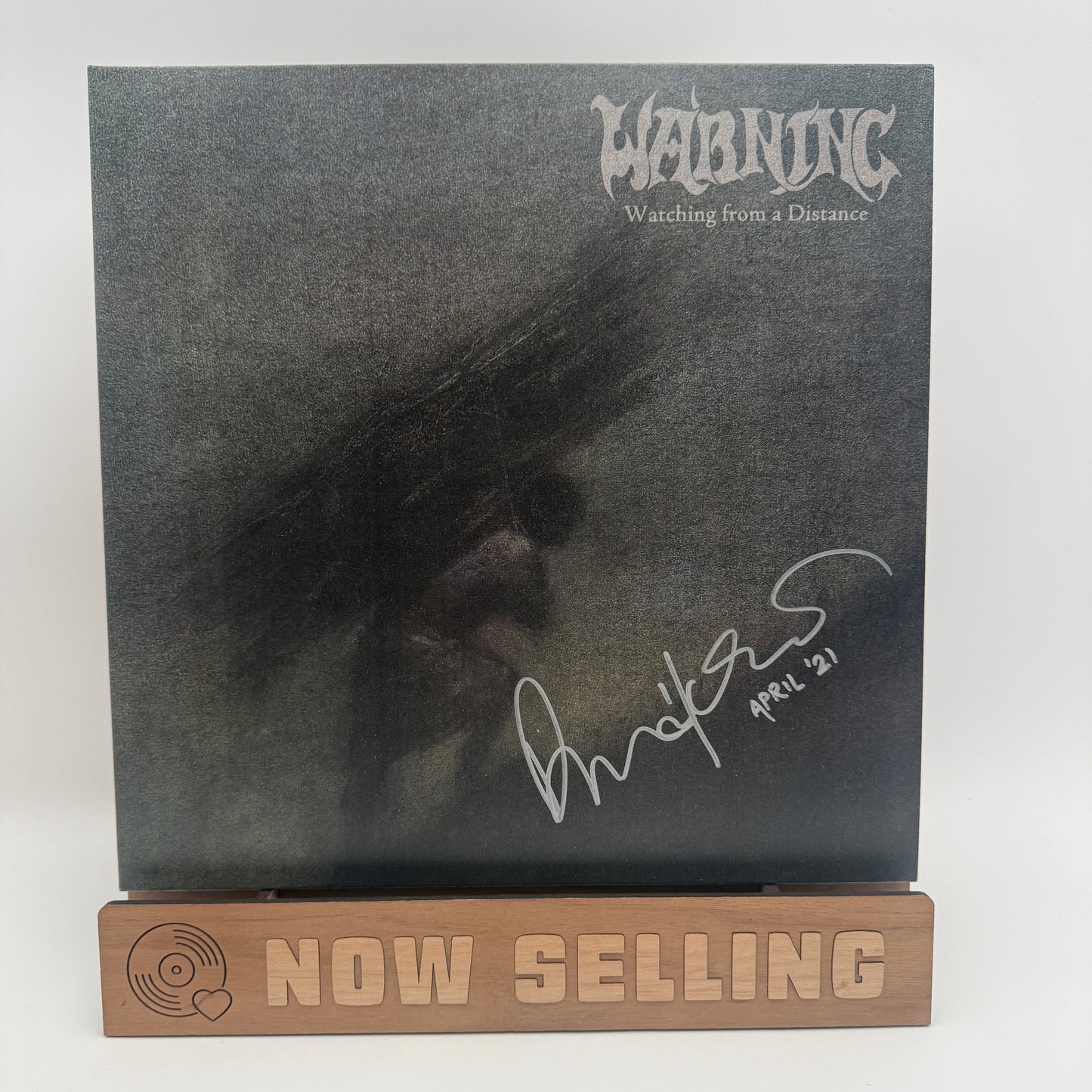 Warning Band - Watching From A Distance Vinyl LP Reissue Red SIGNED