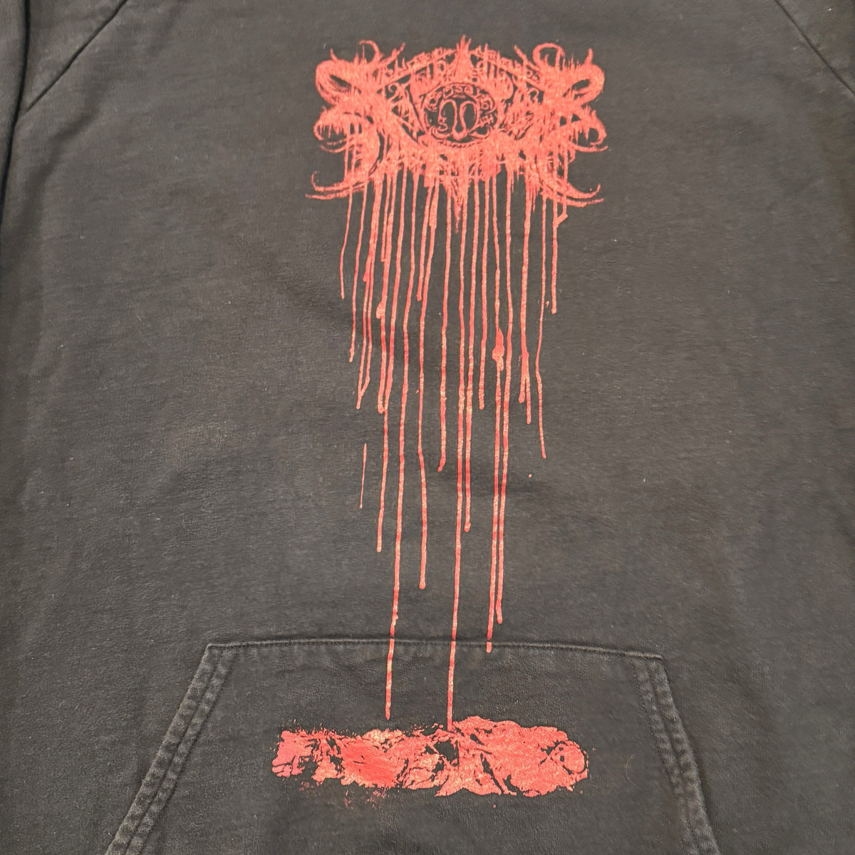 Xasthur Band Deceptive Epitaph Vintage Pullover Hoodie Size L Fits Like M