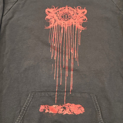 Xasthur Band Deceptive Epitaph Vintage Pullover Hoodie Size L Fits Like M
