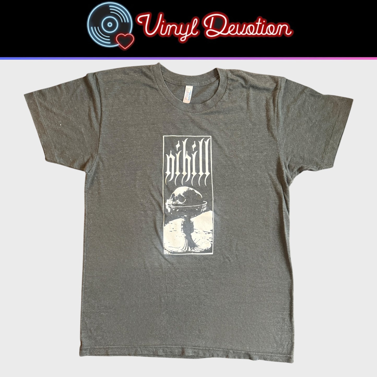 Nihill Band Verdonkermaan Dark Gray T-Shirt Size L Krach Grond