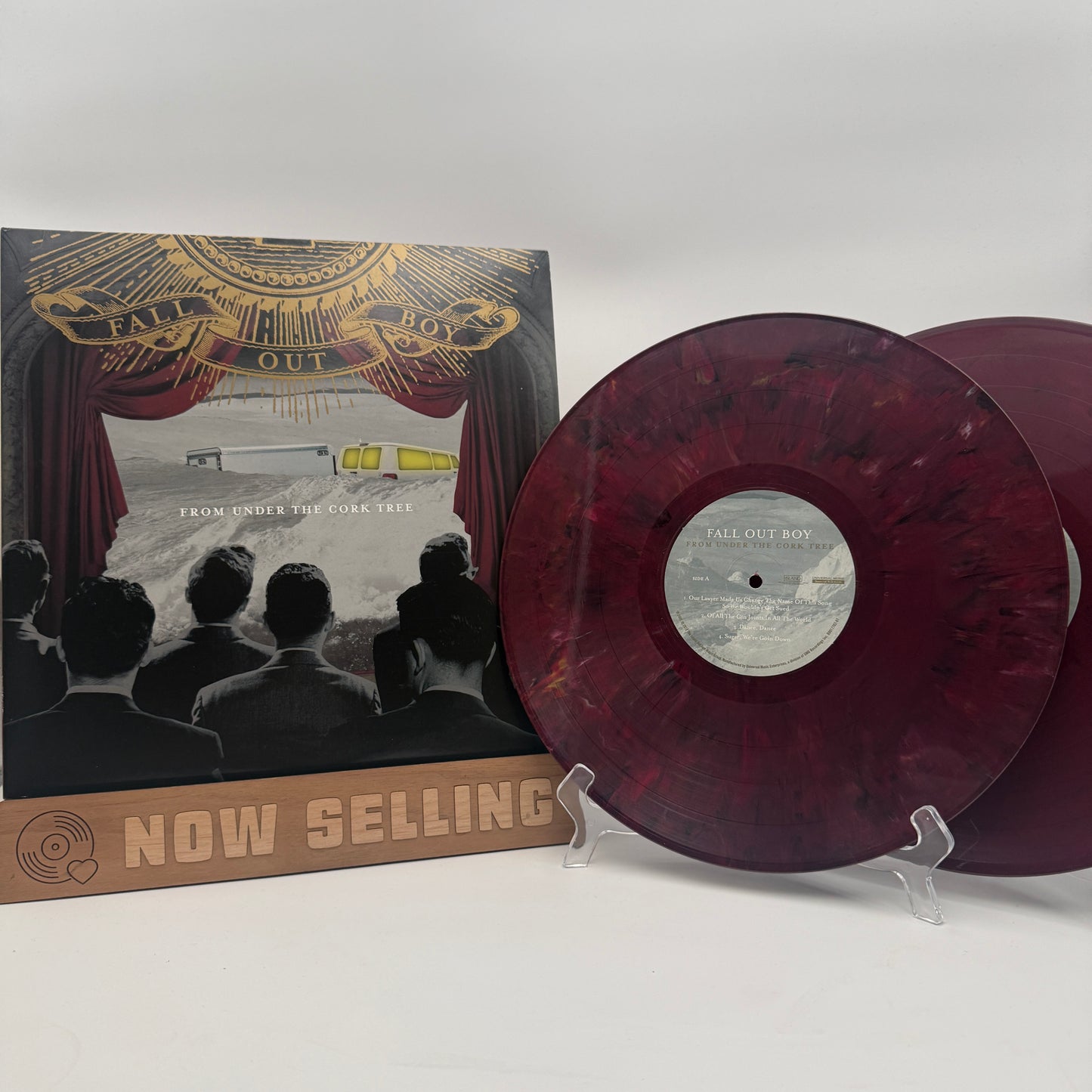 Fall Out Boy - From Under The Cork Tree Vinyl LP Maroon Hot Topic VG/VG+