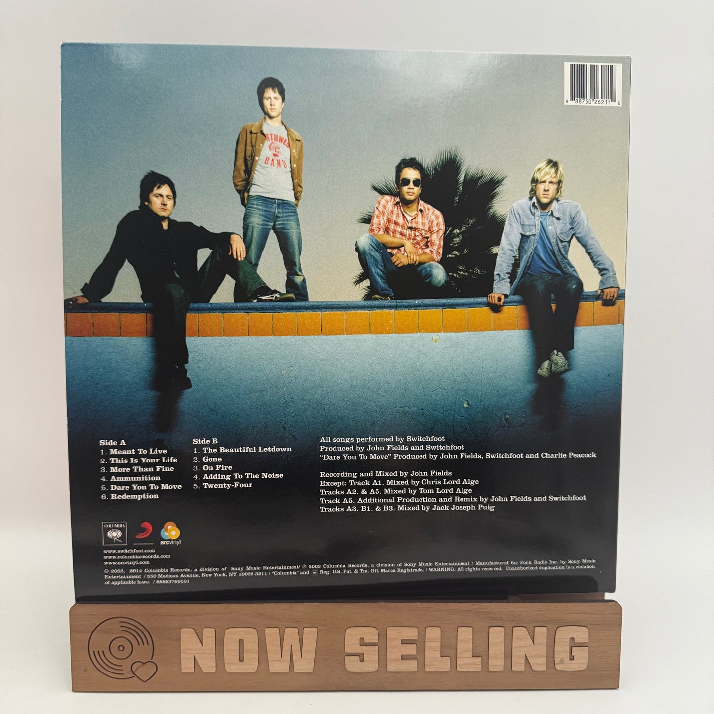 Switchfoot - The Beautiful Letdown Vinyl LP Blue Original 1st Press