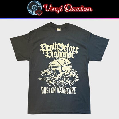 Death Before Dishonor Band Boston Hardcore Skull T-Shirt Size M