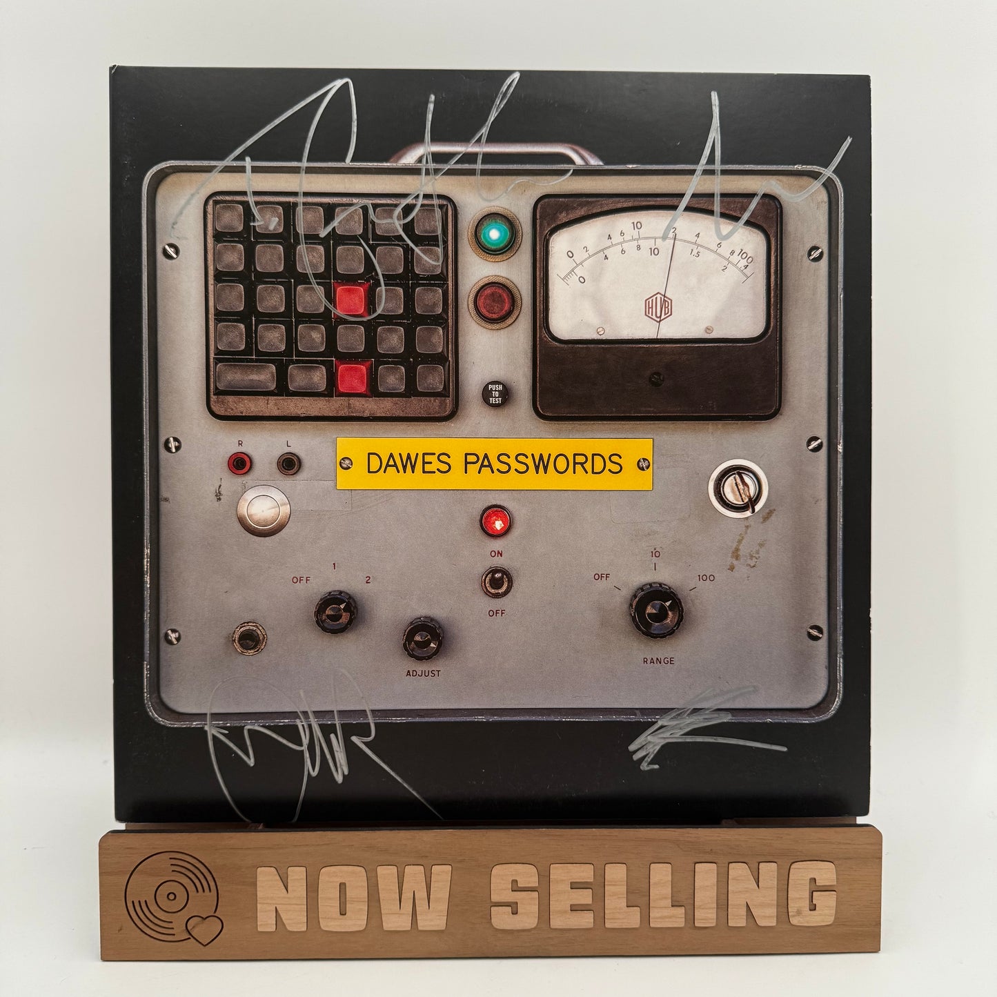 Dawes - Passwords Vinyl LP Pink Transparent Fiberglass SIGNED