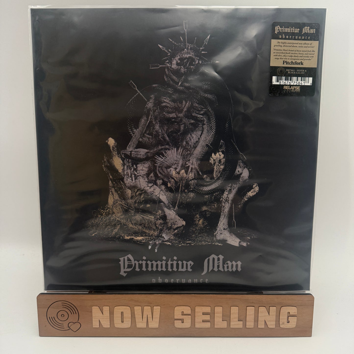 Primitive Man - Observance Vinyl LP Silver Black Galaxy