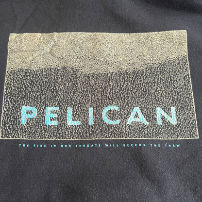 Pelican Band The Fire In Our Throats Will Beckon The Thaw Vintage Pullover Hoodie Size L
