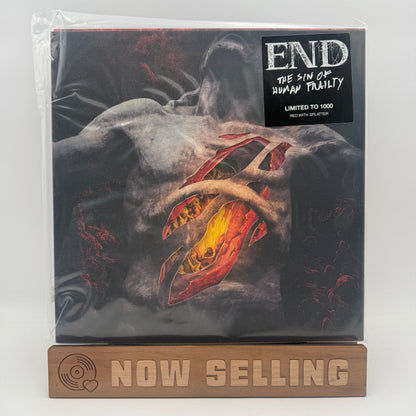 END Band - The Sin Of Human Frailty Vinyl LP Red w/ Splatter