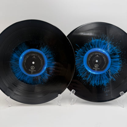 Rammstein - Herzeleid XXV Vinyl LP Reissue Blue & Black Splatter