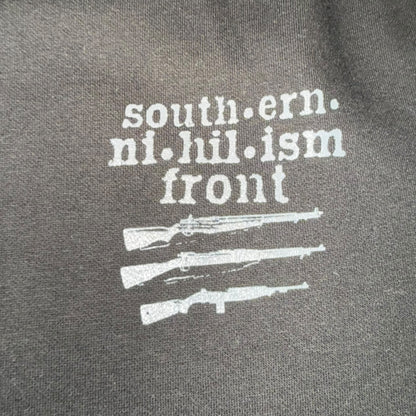 EyeHateGod Band Southern Nihilism Front (Light Gray Print) Zip Up Hoodie Size XL