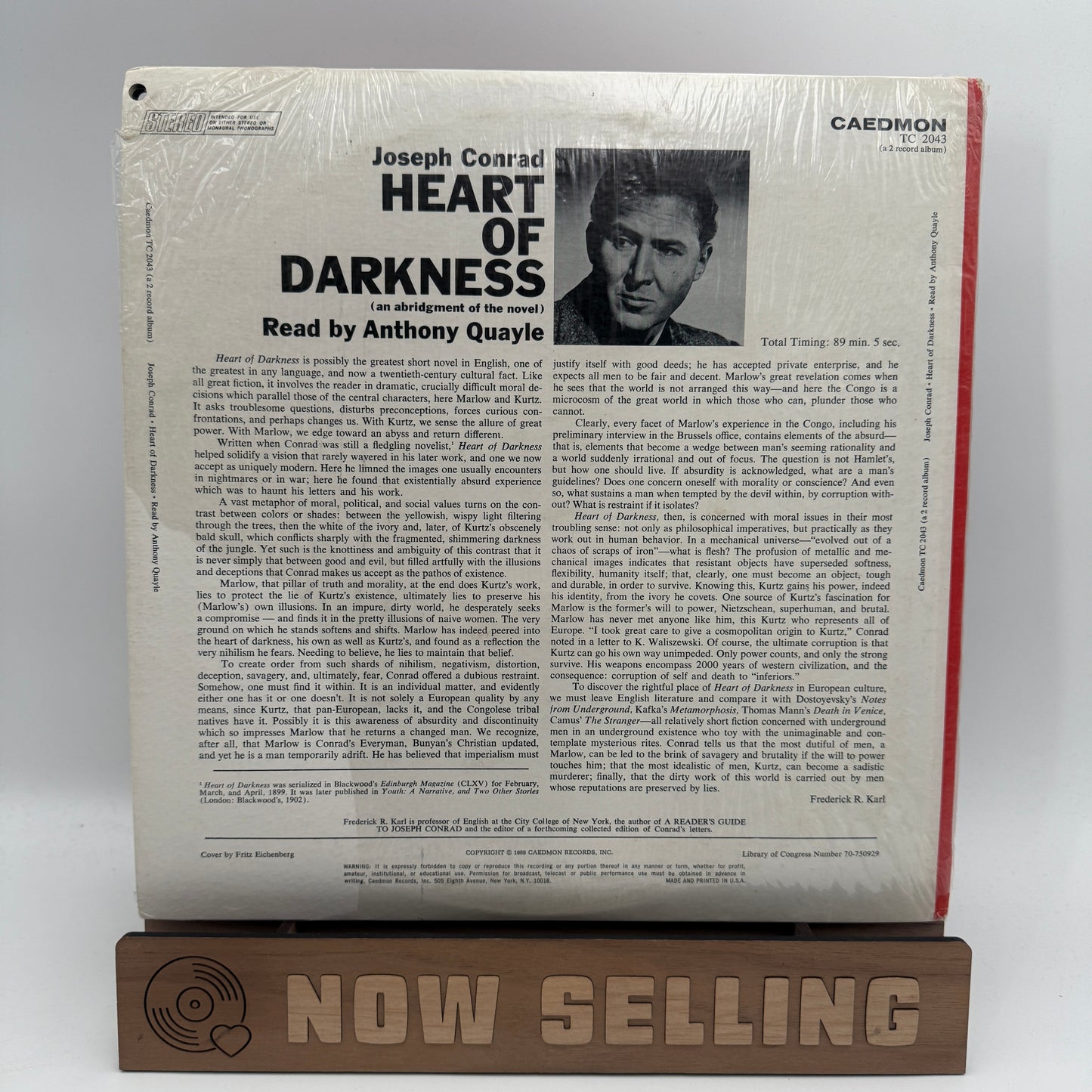Joseph Conrad - Heart Of Darkness Vinyl LP Audiobook