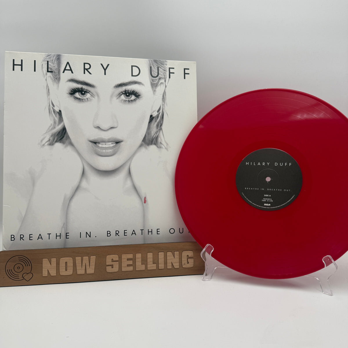 Hilary Duff - Breathe In. Breathe Out. Vinyl LP Apple Red Opaque UO Exclusive