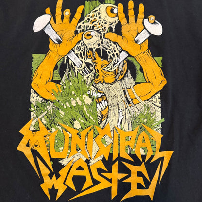 Municipal Waste Band The Thrashin Of The Chirst Vintage T-Shirt Size M