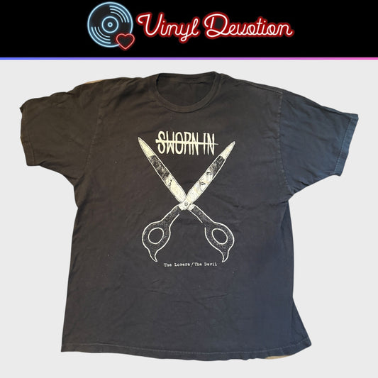 Sworn In Band The Lovers / The Devil T-Shirt Size XL Metalcore Barrier
