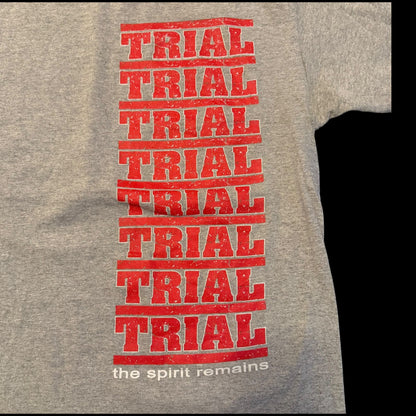 Trial Hardcore Band Spirit Remains - This Is Not A Trend Gray T-Shirt Size M