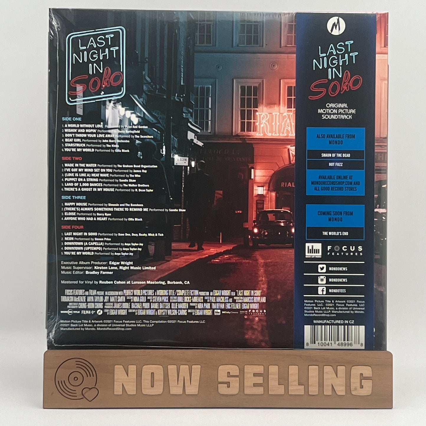 Last Night In Soho Soundtrack Vinyl LP Splatter SEALED