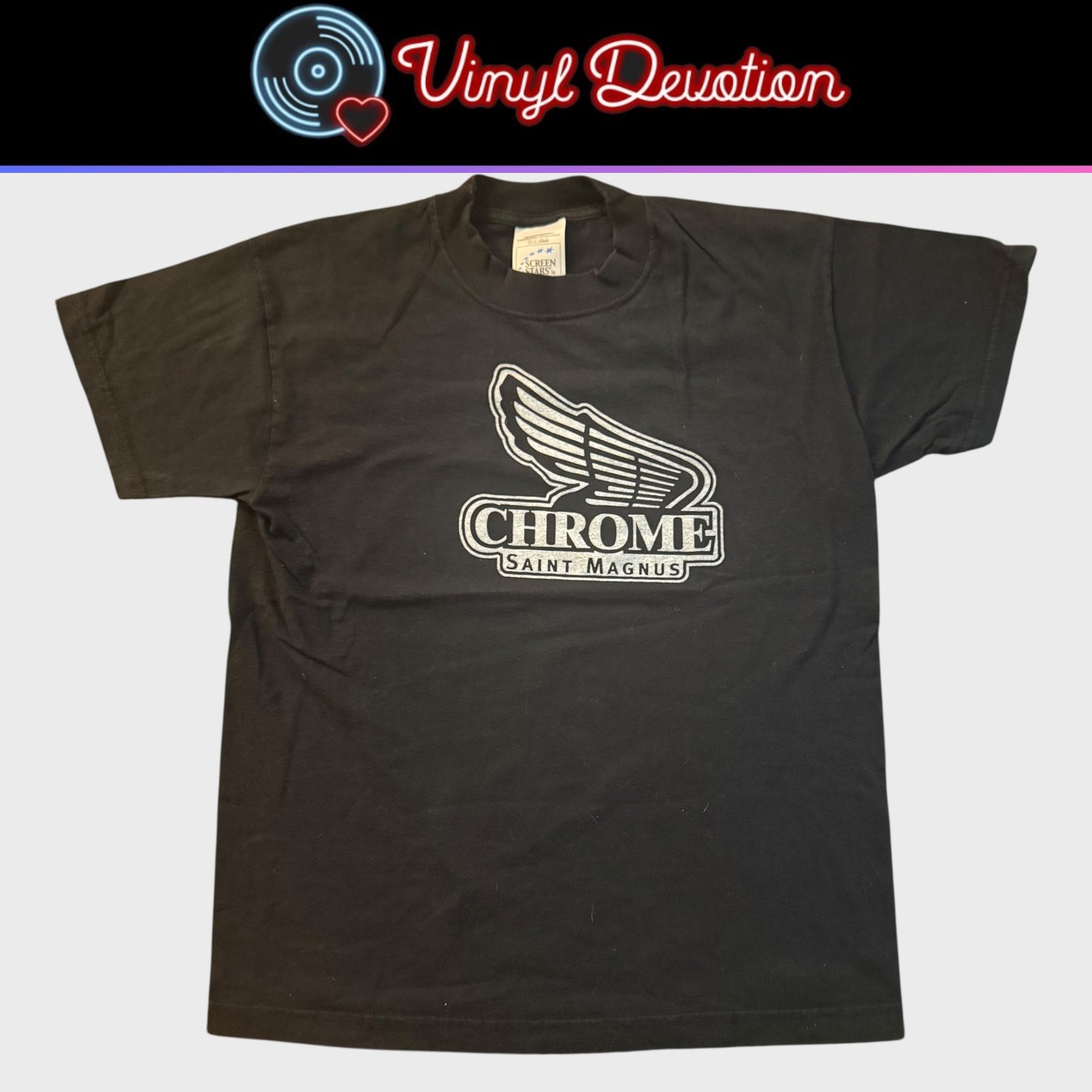 Chrome Saint Magnus Record Label Vintage T-Shirt Size Youth Large Fits Like Small Knut Cave In Systral