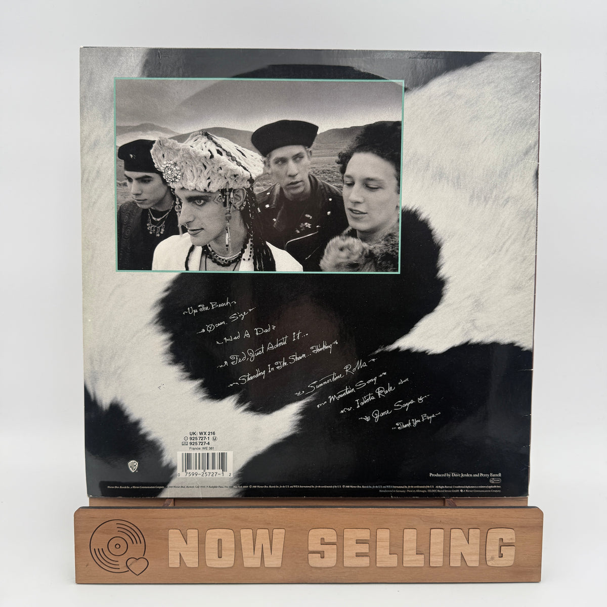Jane's Addiction - Nothing's Shocking Vinyl LP Original 1st Press UK Rubber Jacket SiGNED