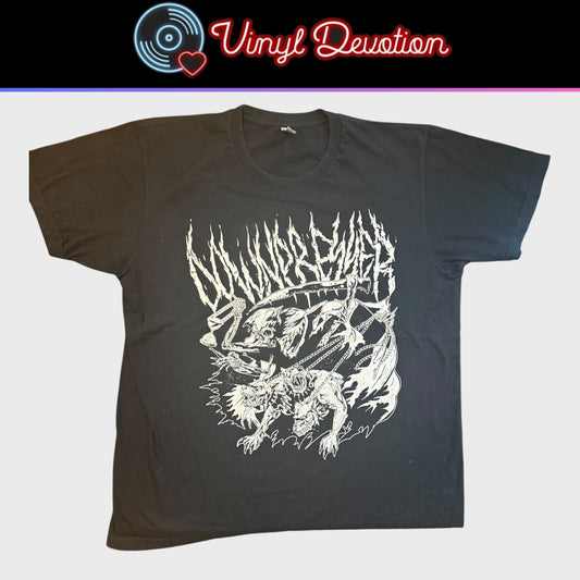 Downpresser Band Cerberus T-Shirt Size XL Twitching Tongues Minus God's Hate