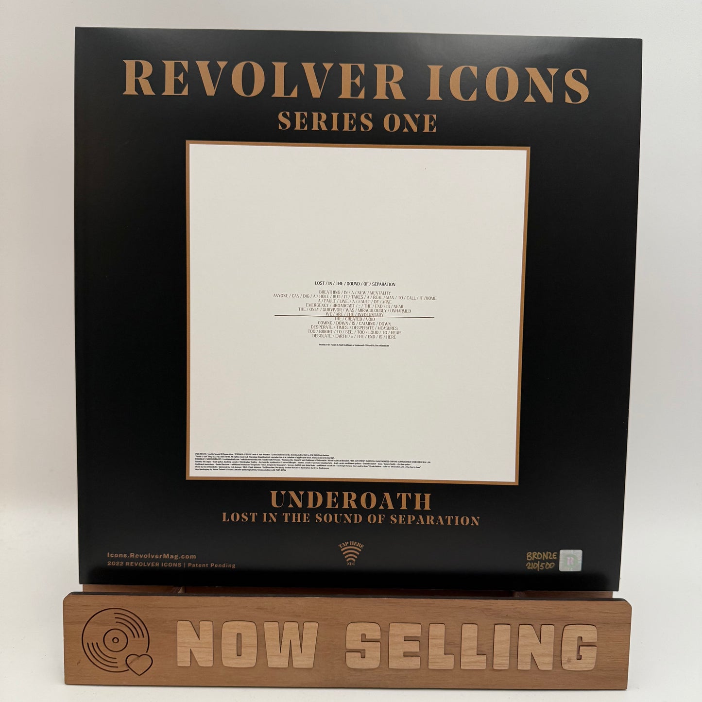 Underoath - Lost In The Sound Of Separation Vinyl LP Bronze SEALED Revolver Icons Series One