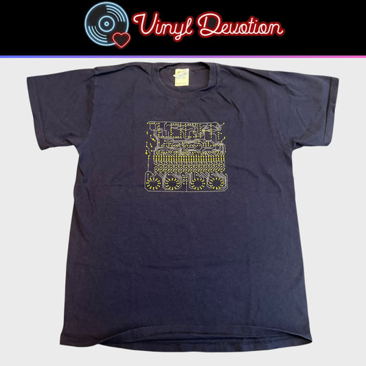 LOGH Swedish Alternative Band A Sunset Panorama Vintage Blue T-Shirt Size M