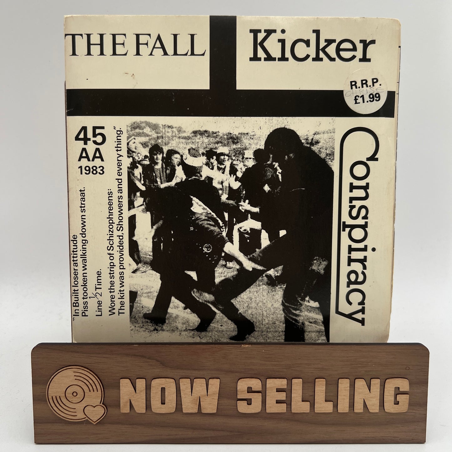 The Fall - Kicker Conspiracy Vinyl 7" Original 1st Press