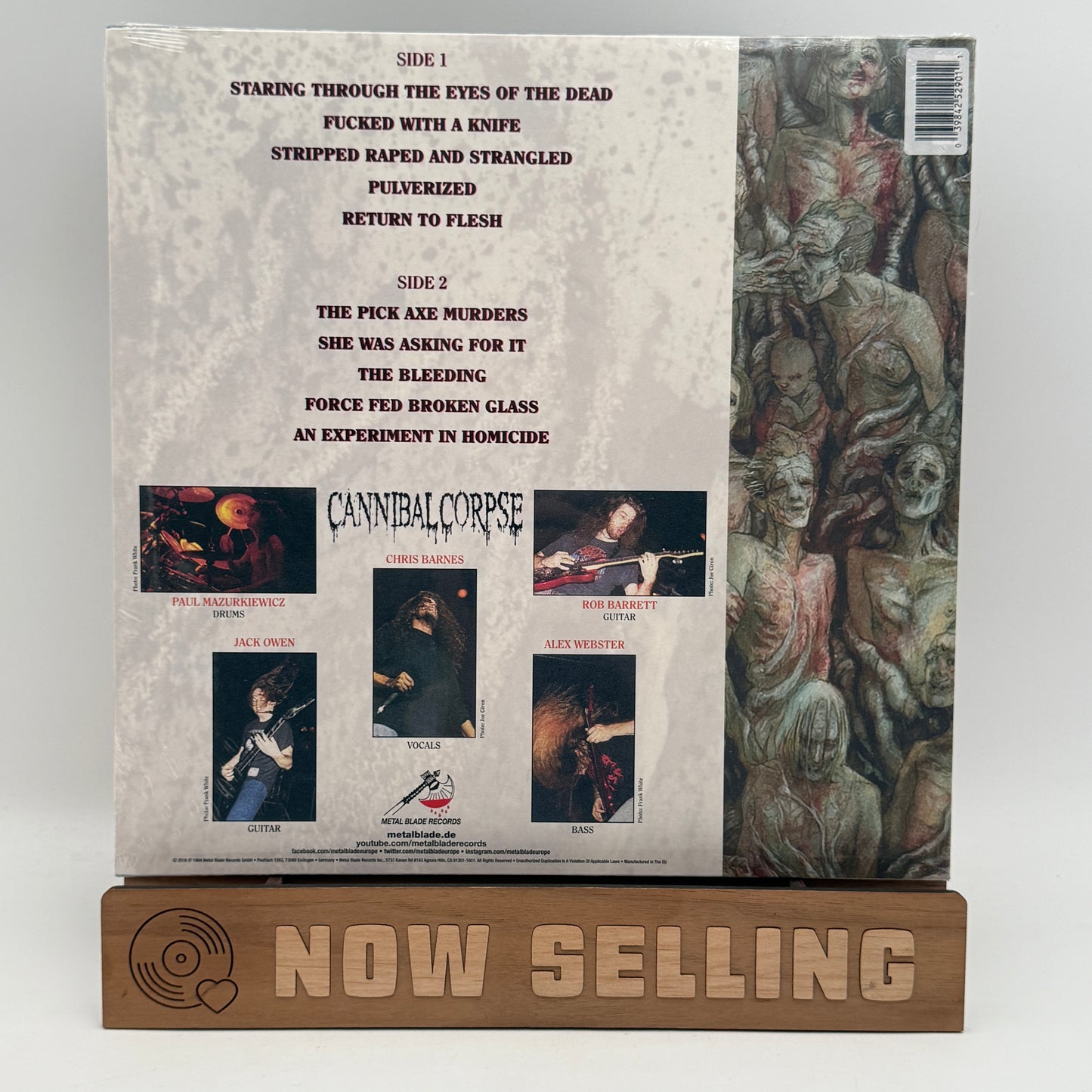 Cannibal Corpse - The Bleeding Vinyl LP Reissue White SEALED