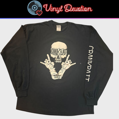 CRANKBAIT Band Eight Strings And A Hand Full Of Splinters Long Sleeve T-Shirt Size XL