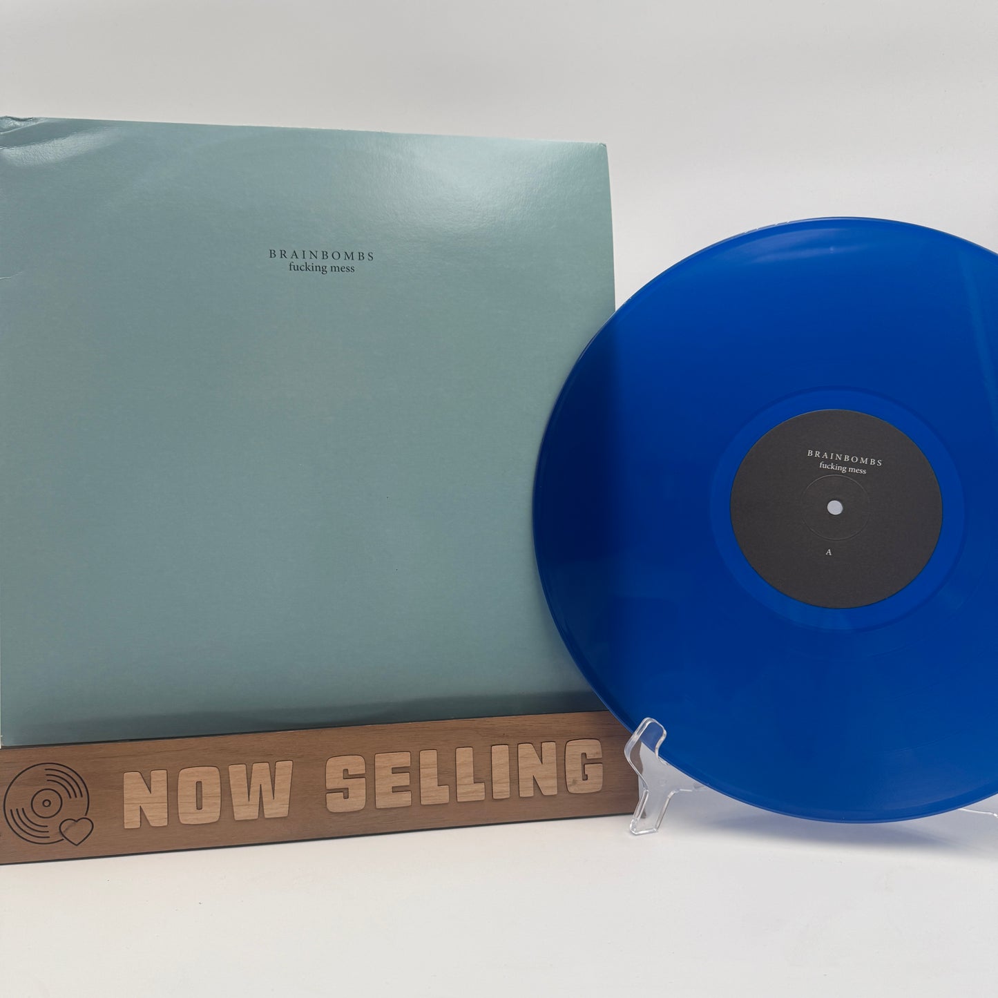 Brainbombs - Fucking Mess Vinyl LP Blue Translucent Numbered 1st Press