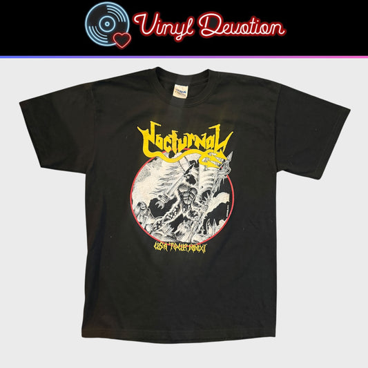 Nocturnal Band 2011 USA Tour T-Shirt Size M German Thrash Black Metal