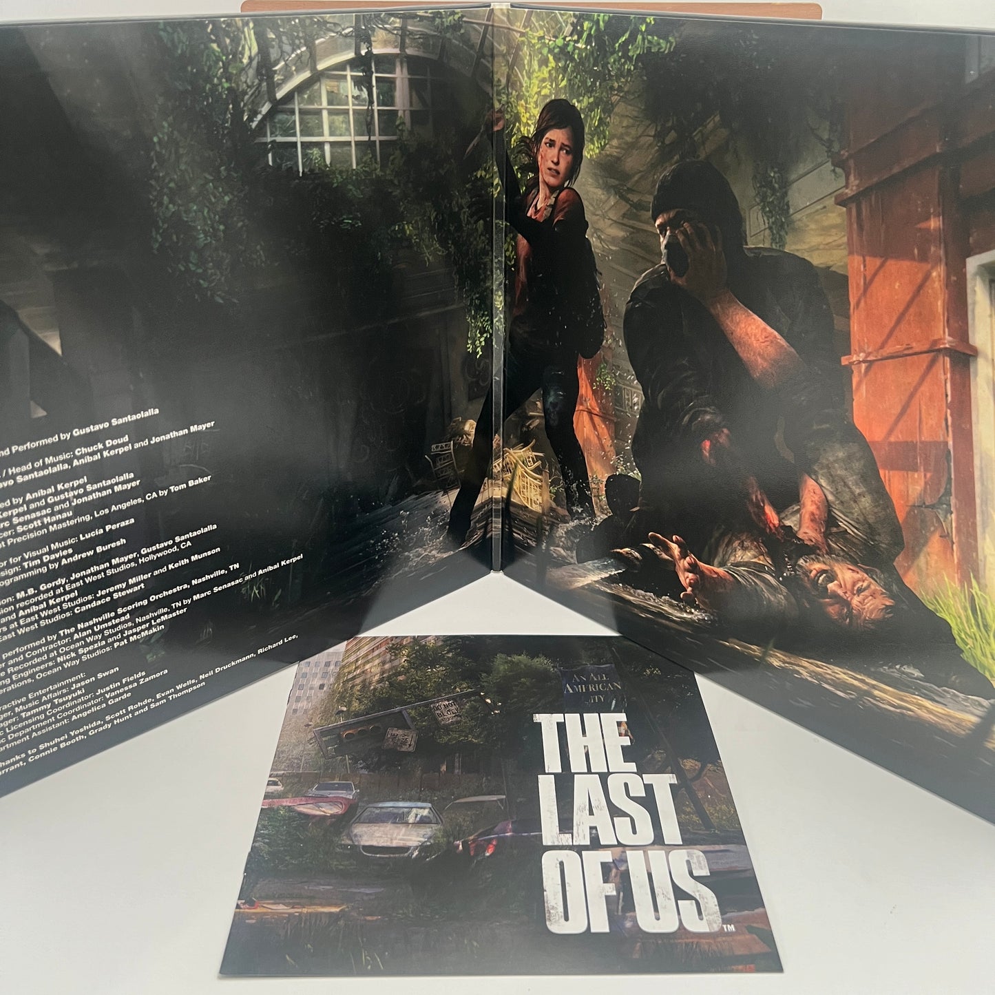 The Last Of Us Video Game Soundtrack Vinyl LP Green & Silver Numbered