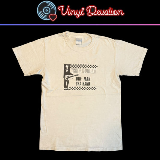 Chris Murray One Man Ska Band White T-Shirt Size S