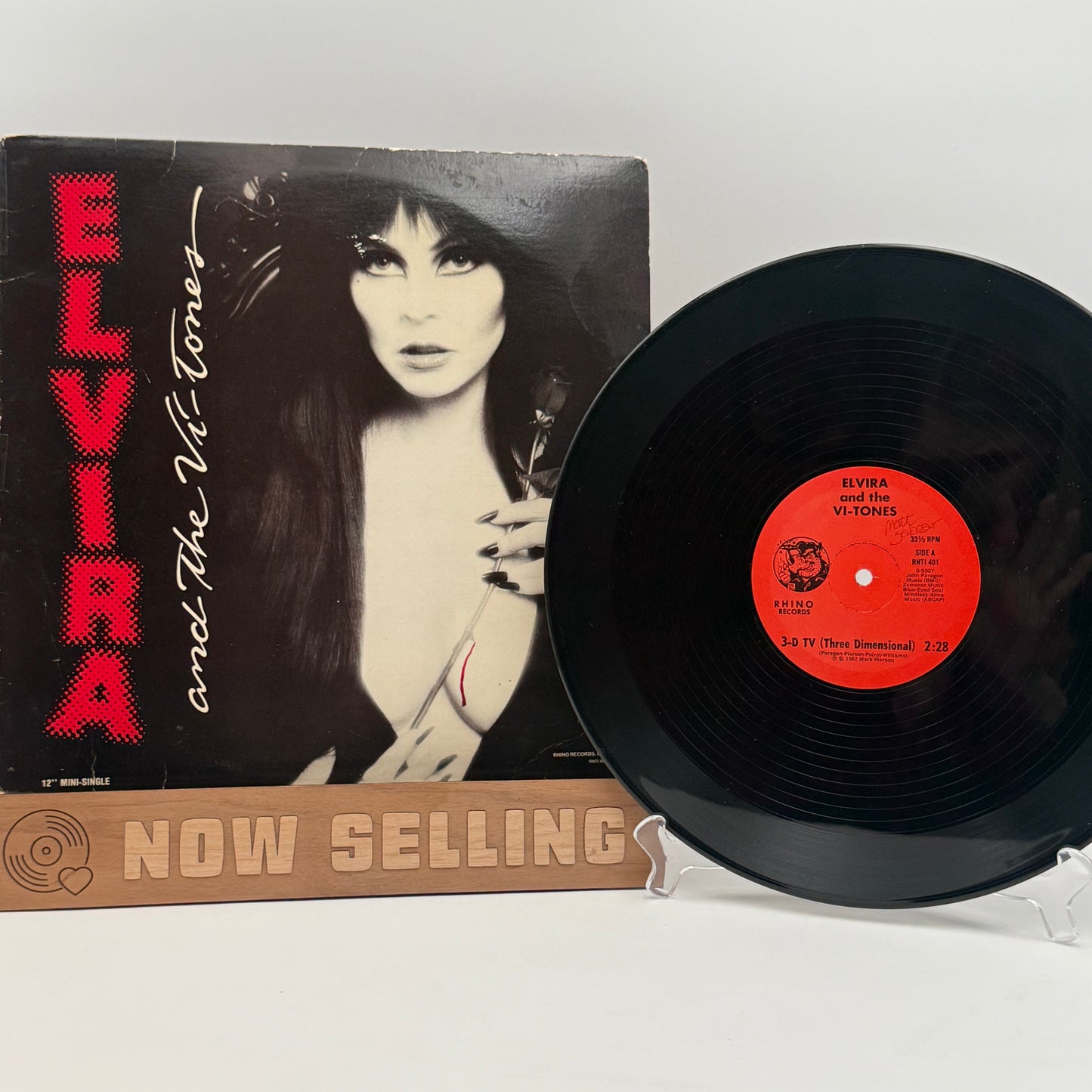 Elvira And The Vi-Tones - 3-D TV Vinyl 12"
