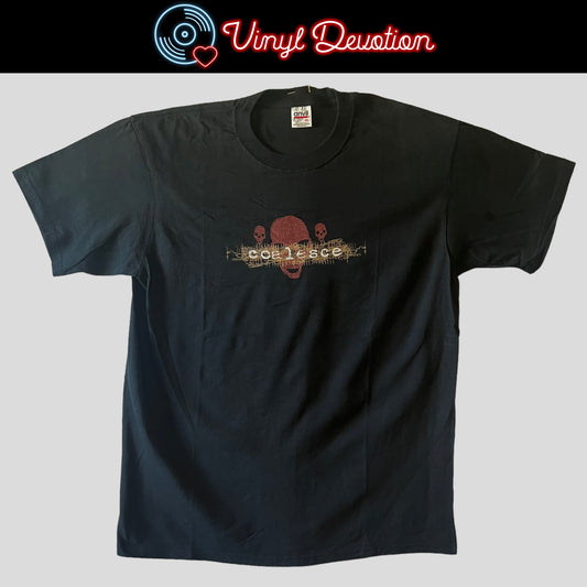 Coalesce Band Hydra Head Red Skulls 1999 Vintage T-Shirt Red Size Extra Large