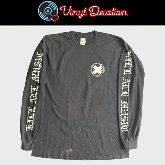 Kill All Music Record Label Smash Mouth RIP Long Sleeve T-Shirt Size L