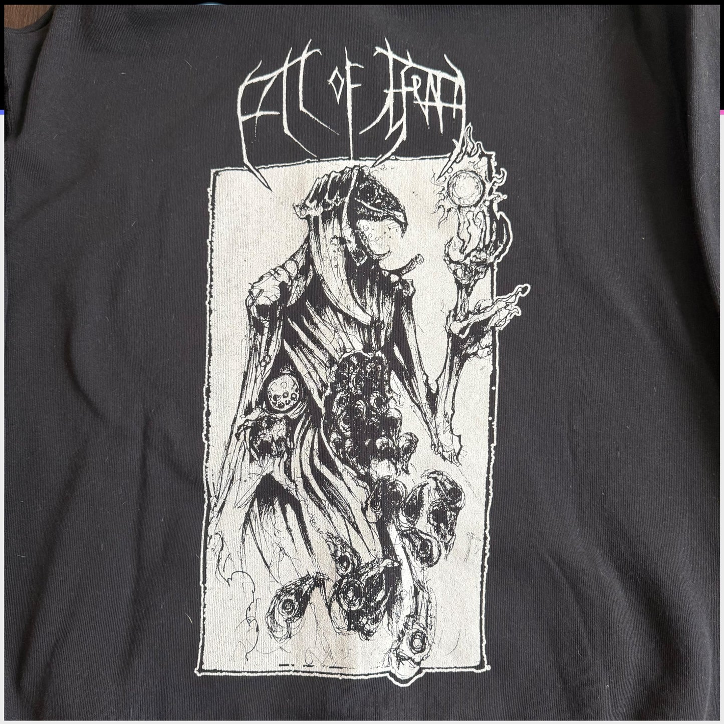 Fall Of Efrafa Band Zip Up Hoodie Size XL