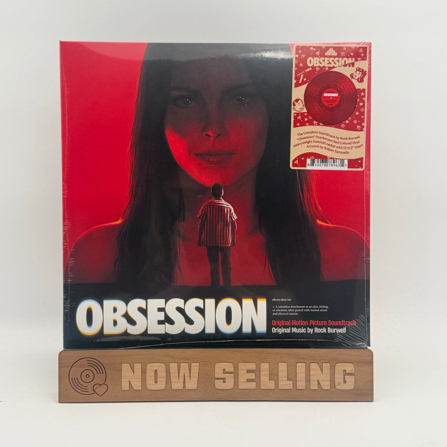 Obsession Soundtrack Vinyl LP Pearlescent Red SEALED Rock Burwell